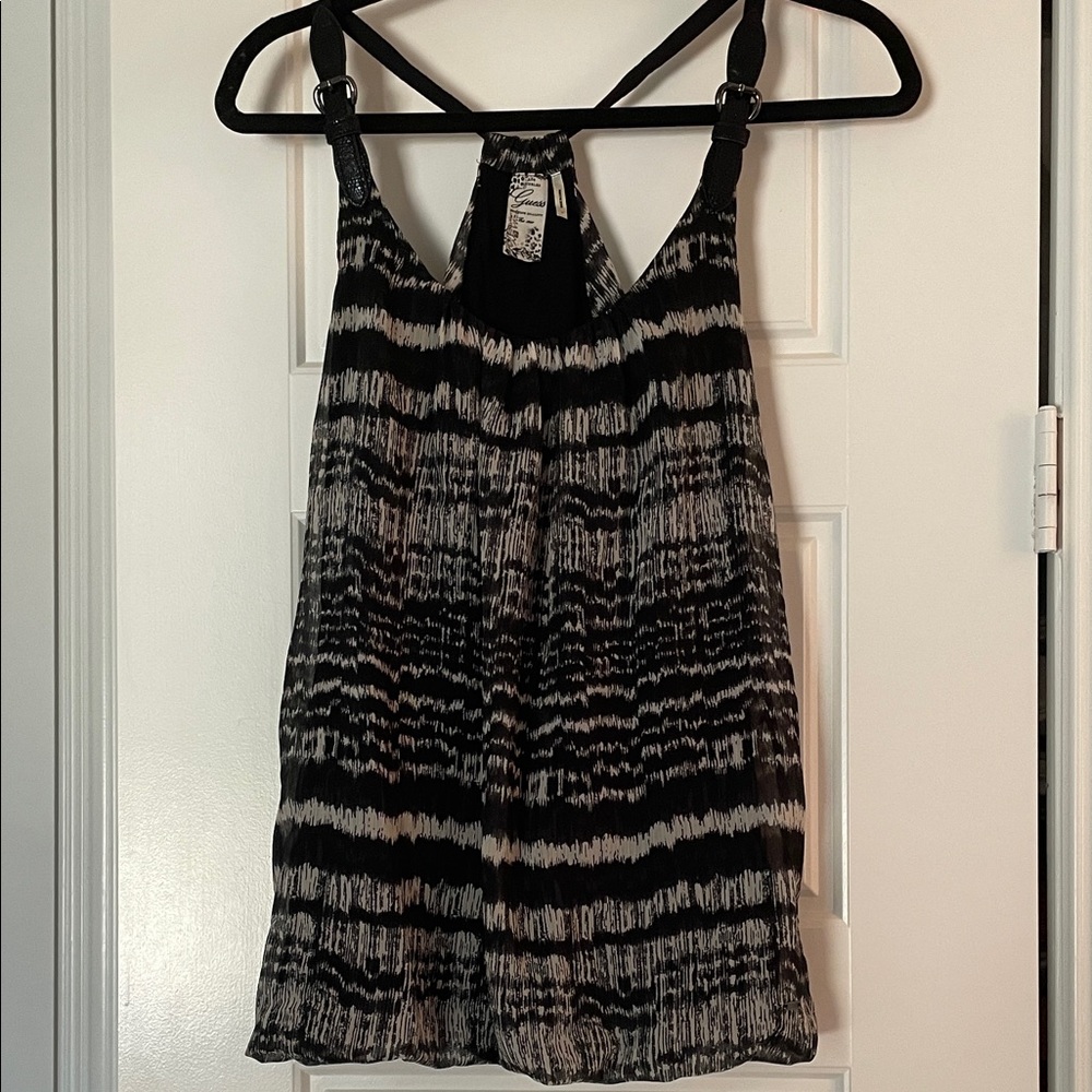 Guess Black and White Camisole